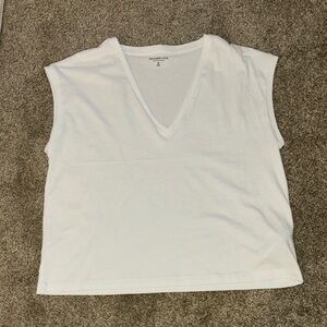 Abercrombie and Fitch Classic White Muscle Tee